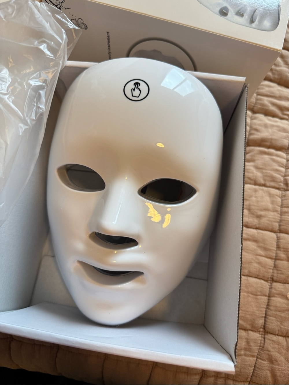 LED Facial Mask White Light Therapy Mask